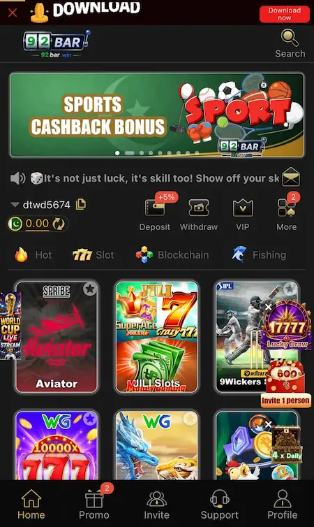 92 Bar Game